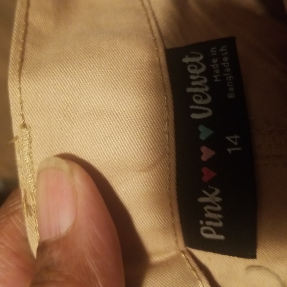 Pink Velvet 100% Cotton Khaki Utility Pants Ankle Legnth NWT RUNS SMALL - Picture 14 of 16